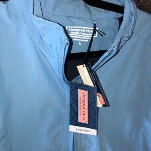 Vineyard Vines Links Vest - Light Blue